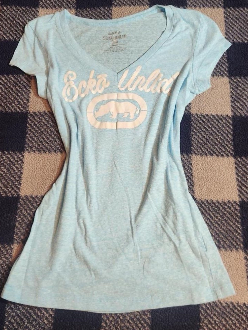 Y2k scene mcbling style Ecko unltd top